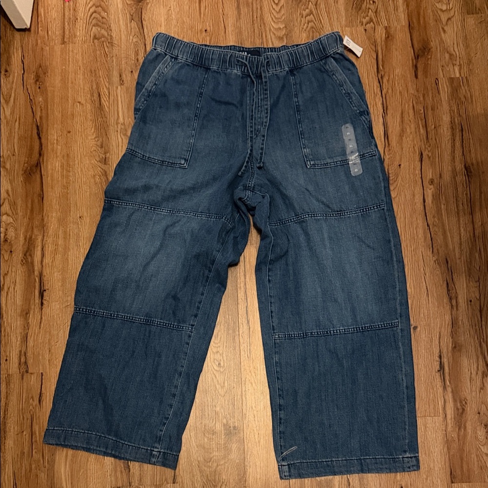 GAP High Rise Wide-Leg Denim Jeans